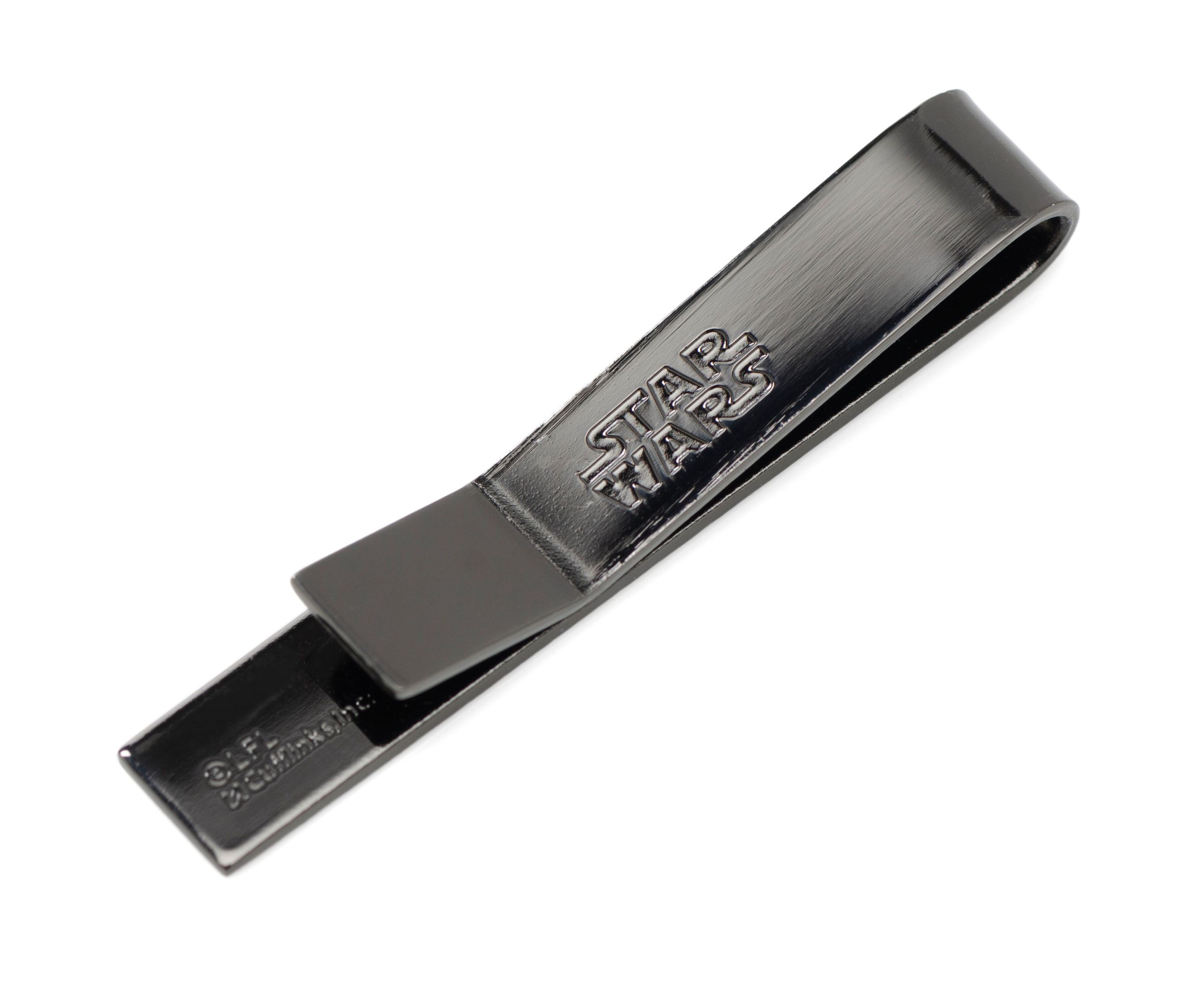 Millennium Falcon Black and White Tie Bar