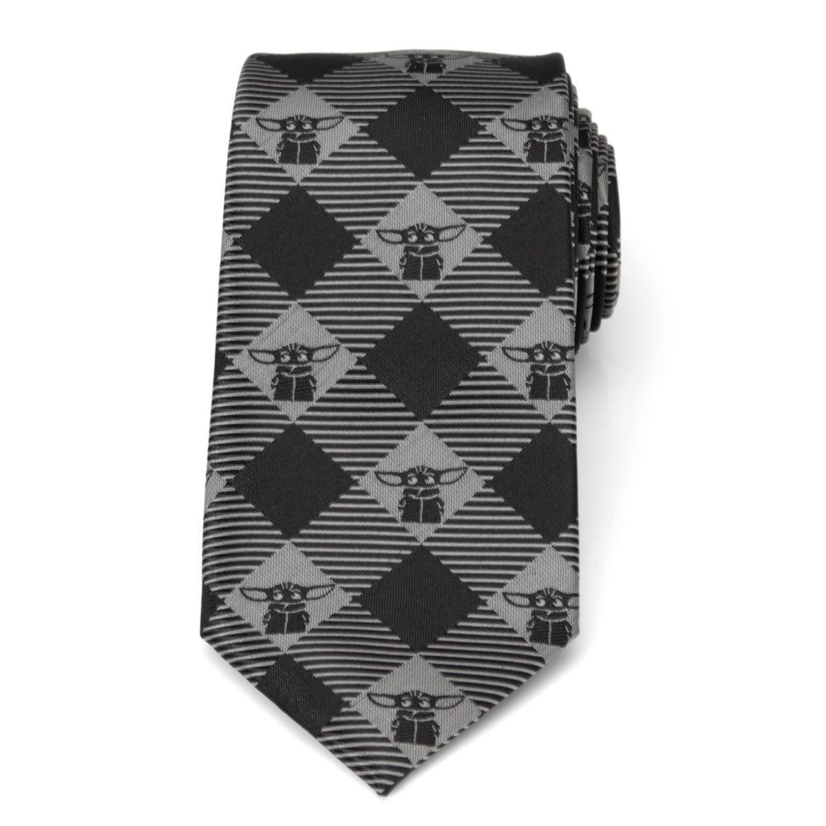 Star Wars The Child Check Black  Tie