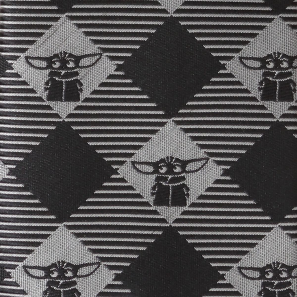 Star Wars The Child Check Black  Tie