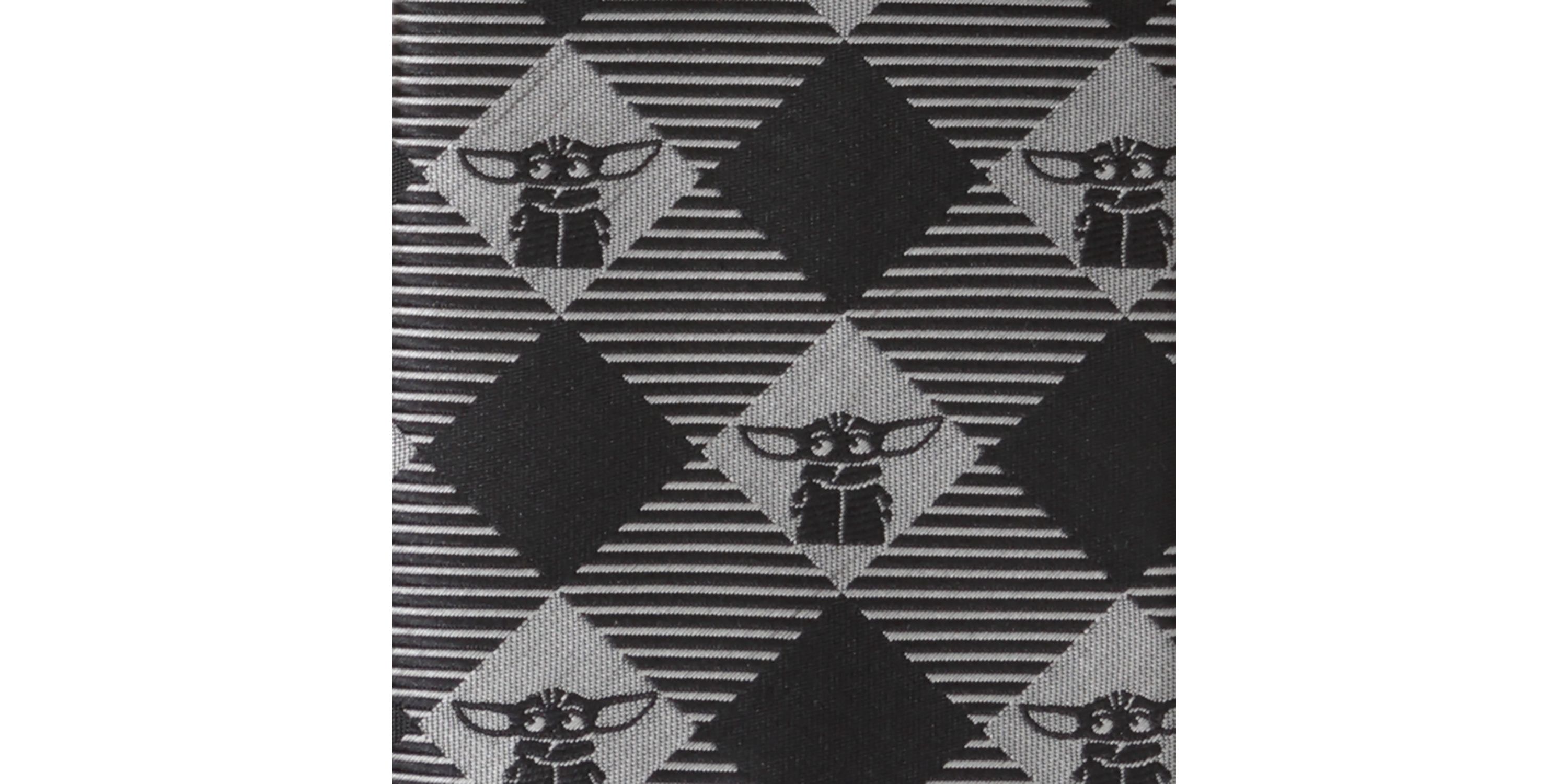Star Wars The Child Check Black  Tie