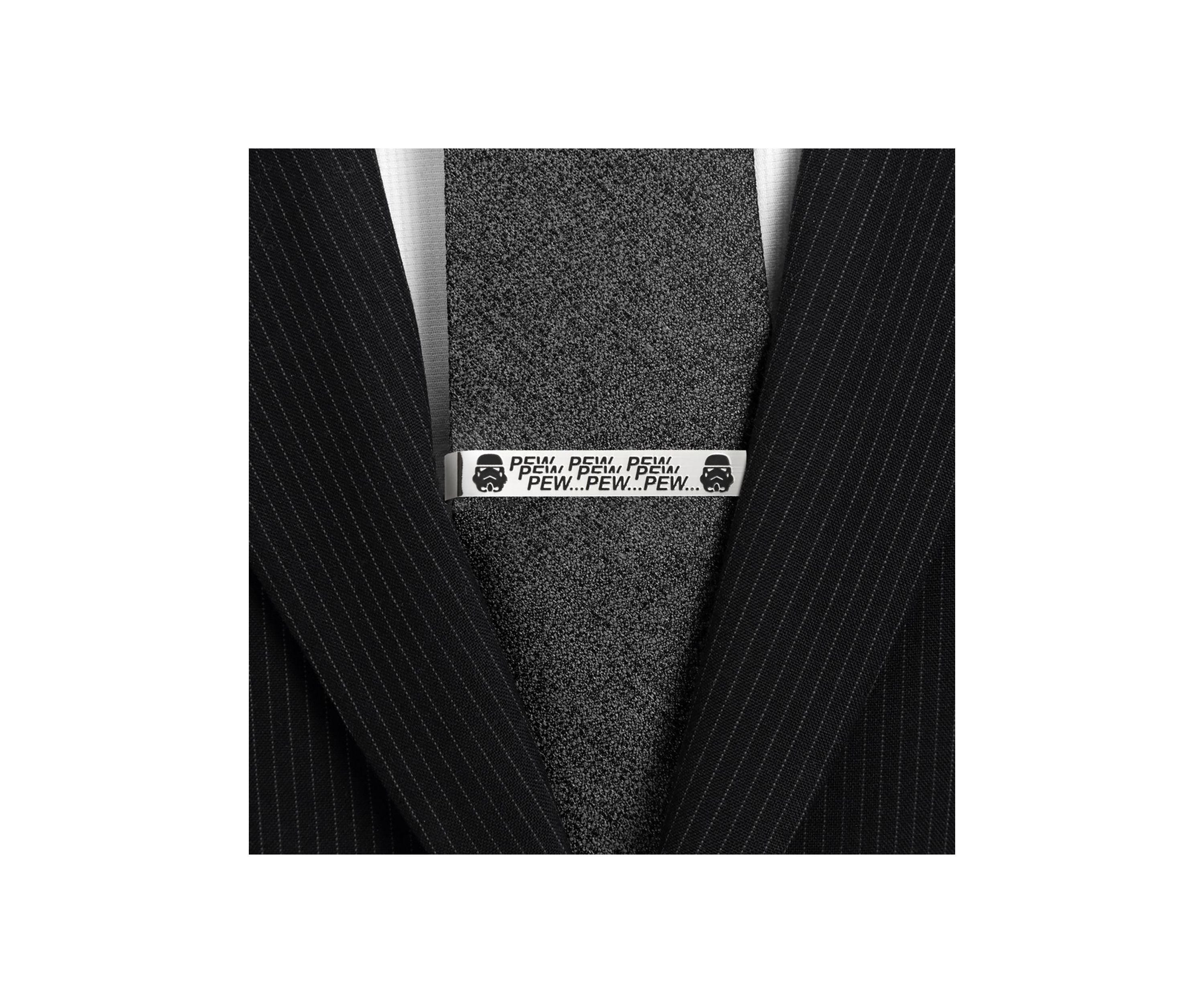 Pew Pew Pew Stormtrooper Tie Bar