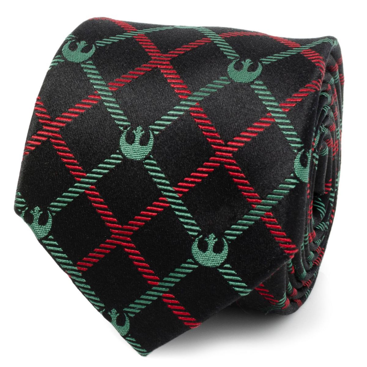 Rebel Red/Green Plaid Tie