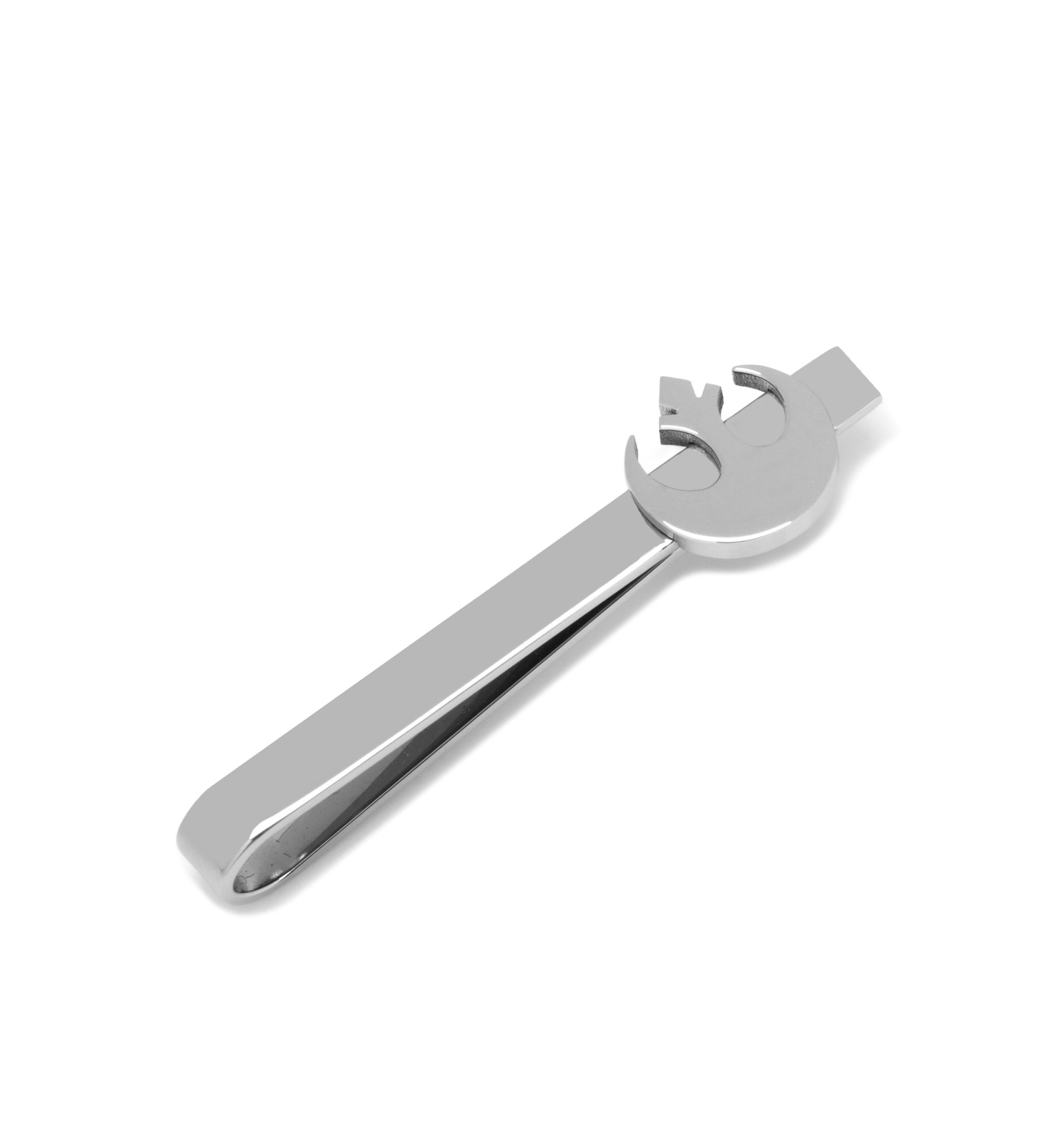 Stainless Steel Rebel Symbol Tie Bar