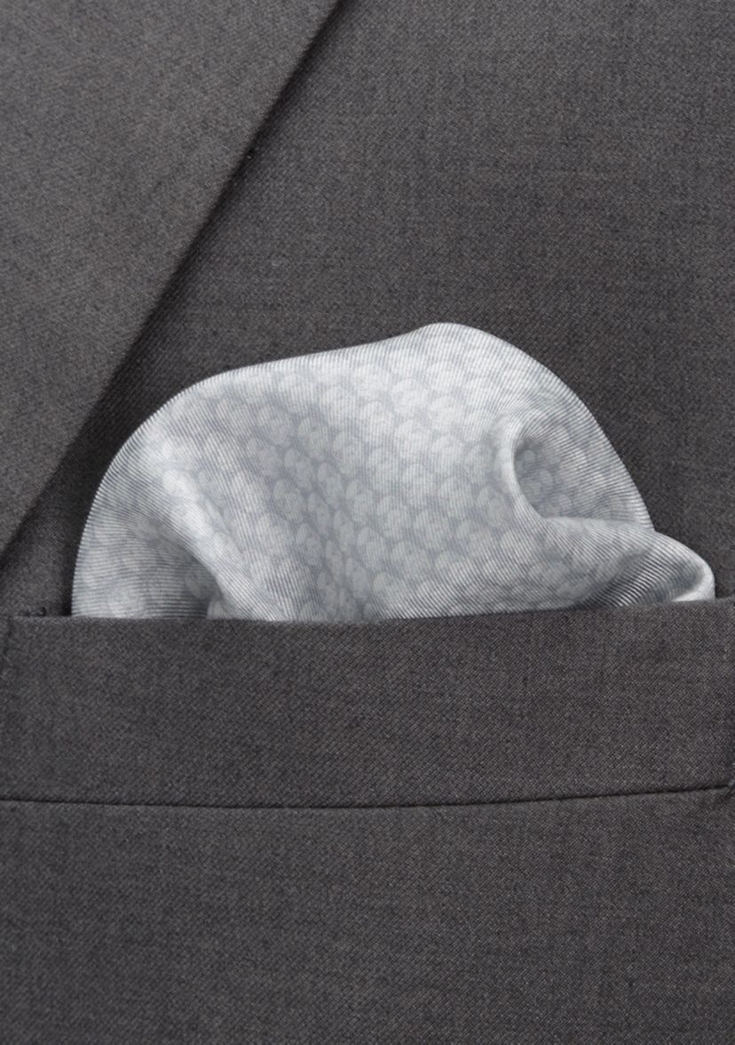 Stormtrooper White Silk Pocket Square