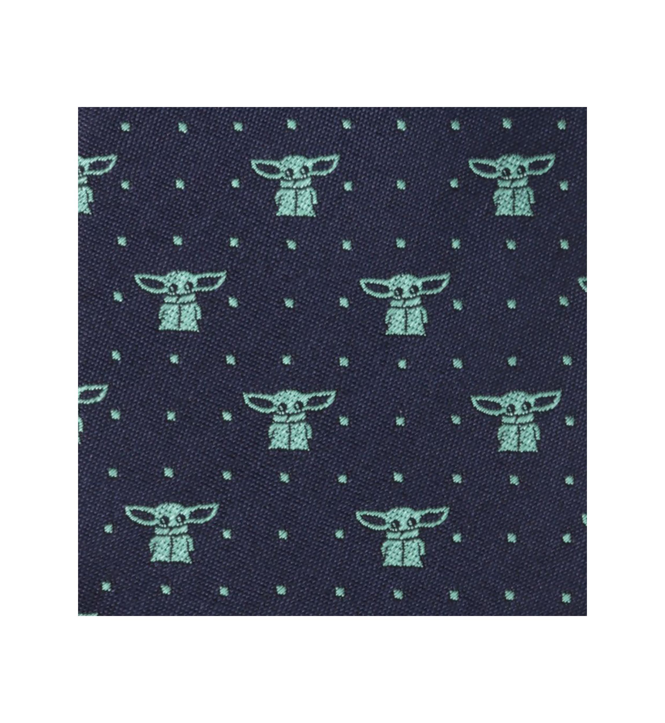 The Child Dotted Navy Zipper Tie