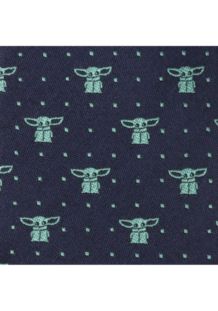 The Child Dotted Navy Zipper Tie