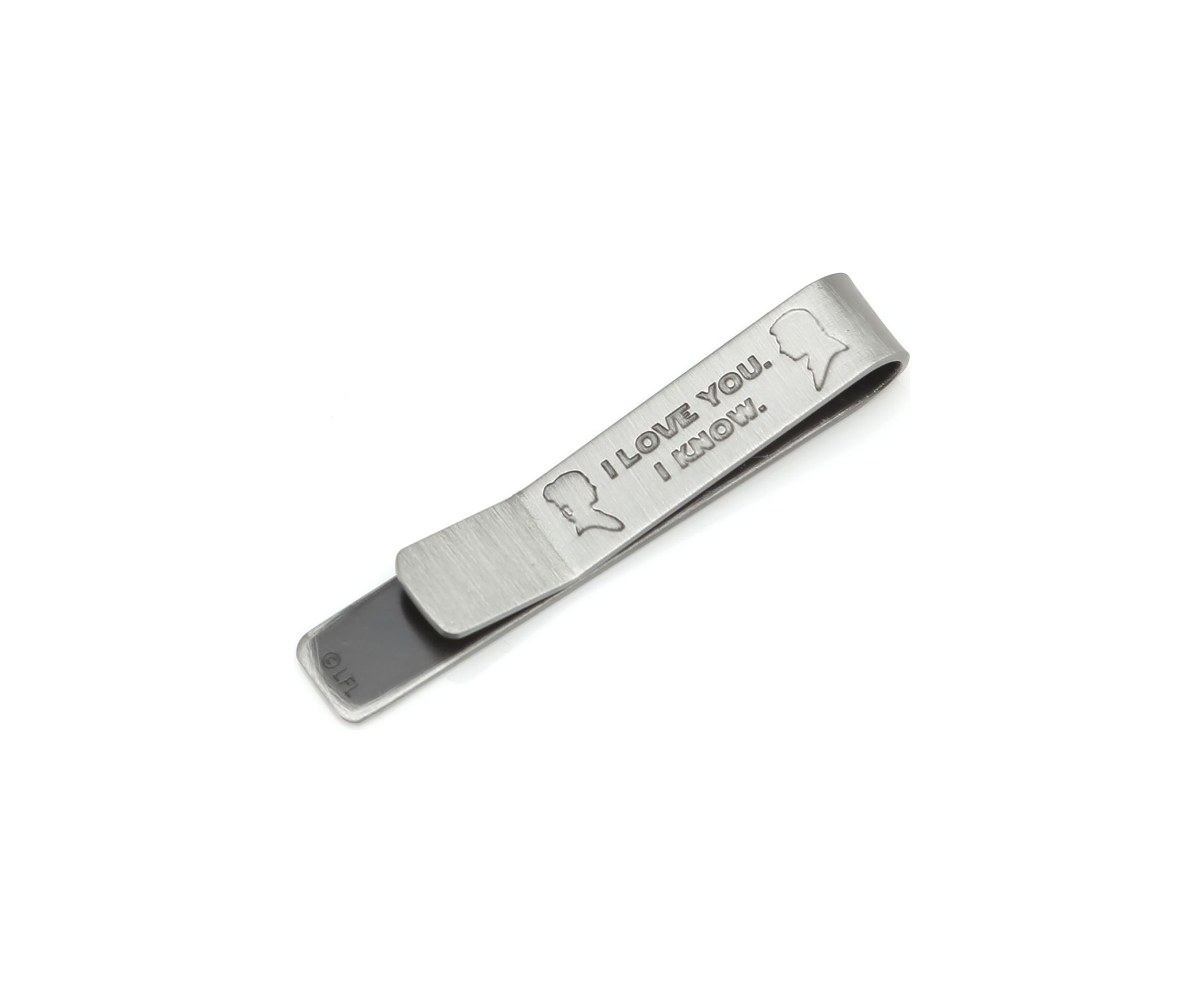 I Love You I Know Hidden Message Tie Bar