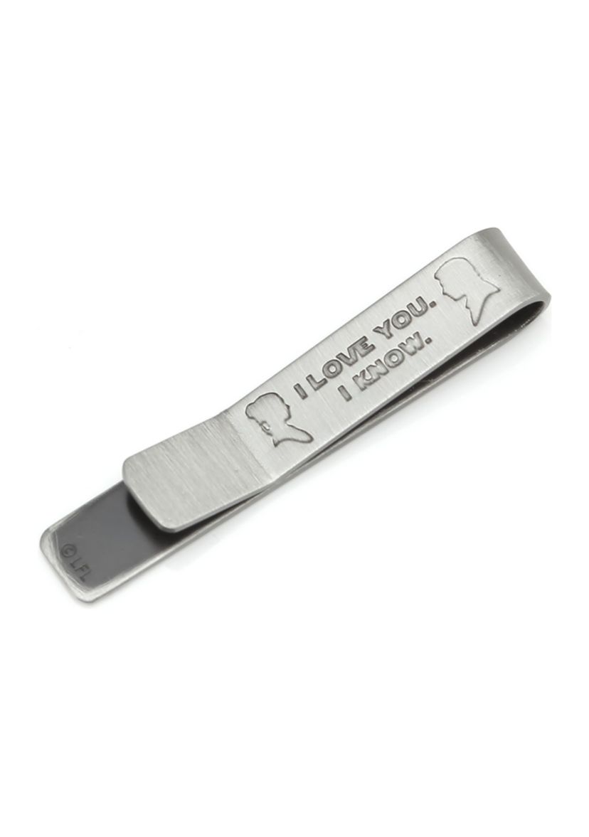 I Love You I Know Hidden Message Tie Bar