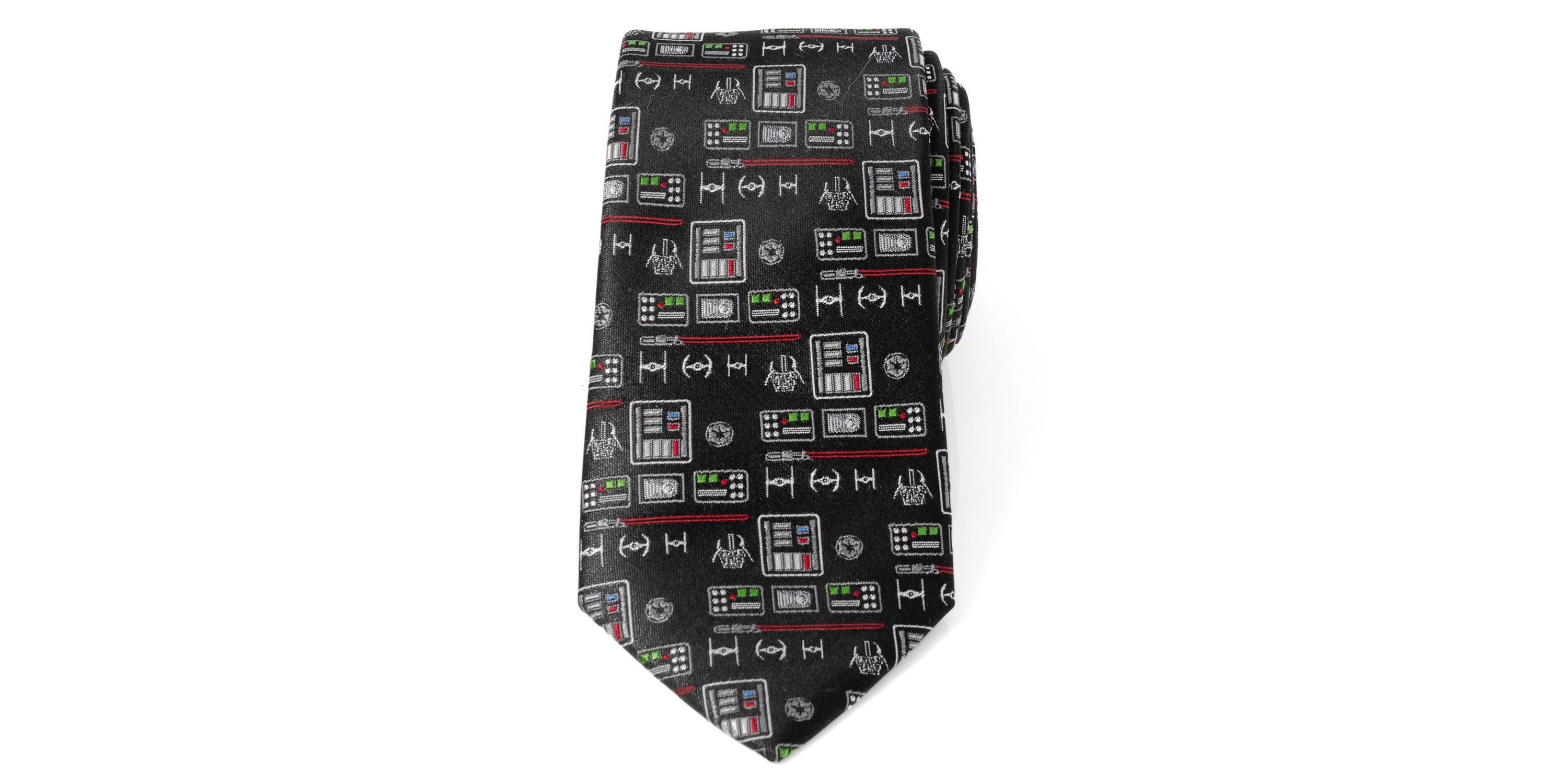 Vader Chest Plate Patterned Tie