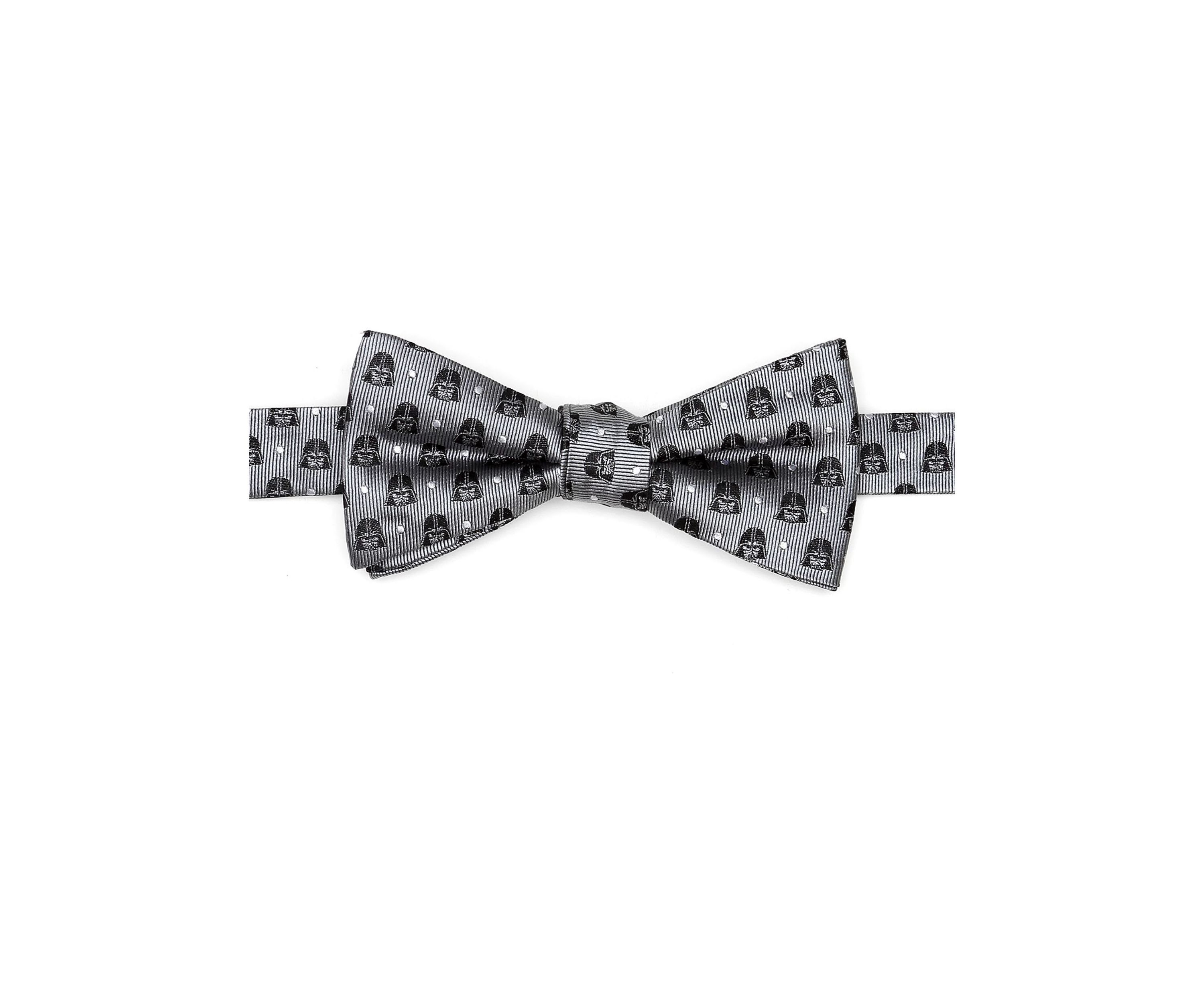 Darth Vader Gray Dot Bow Tie