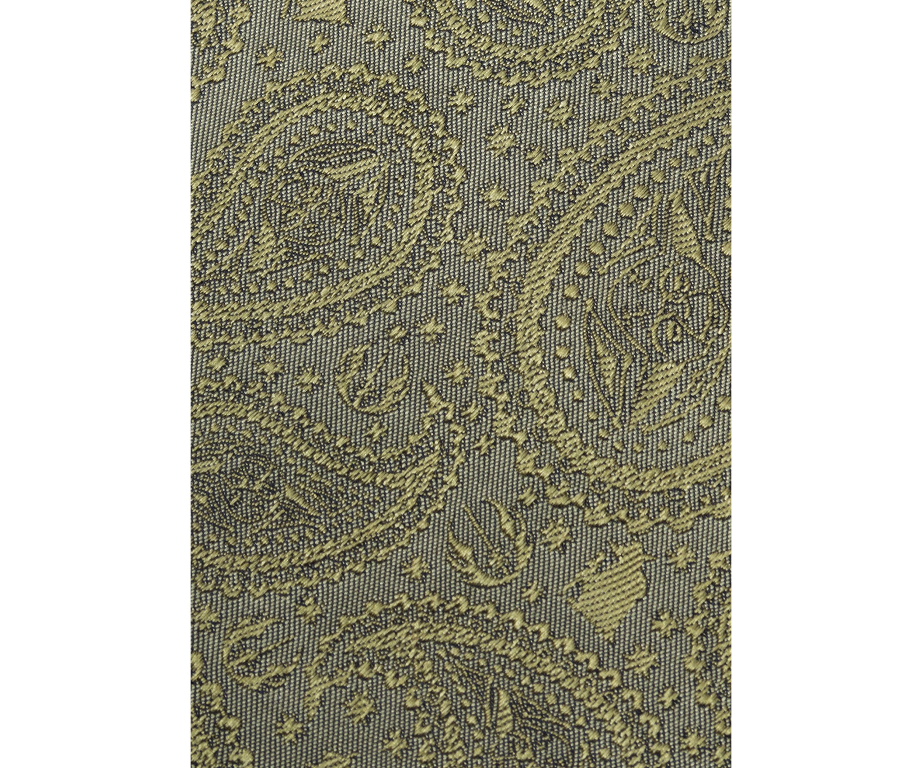 Mens Yoda Paisley Sage Green Silk Tie