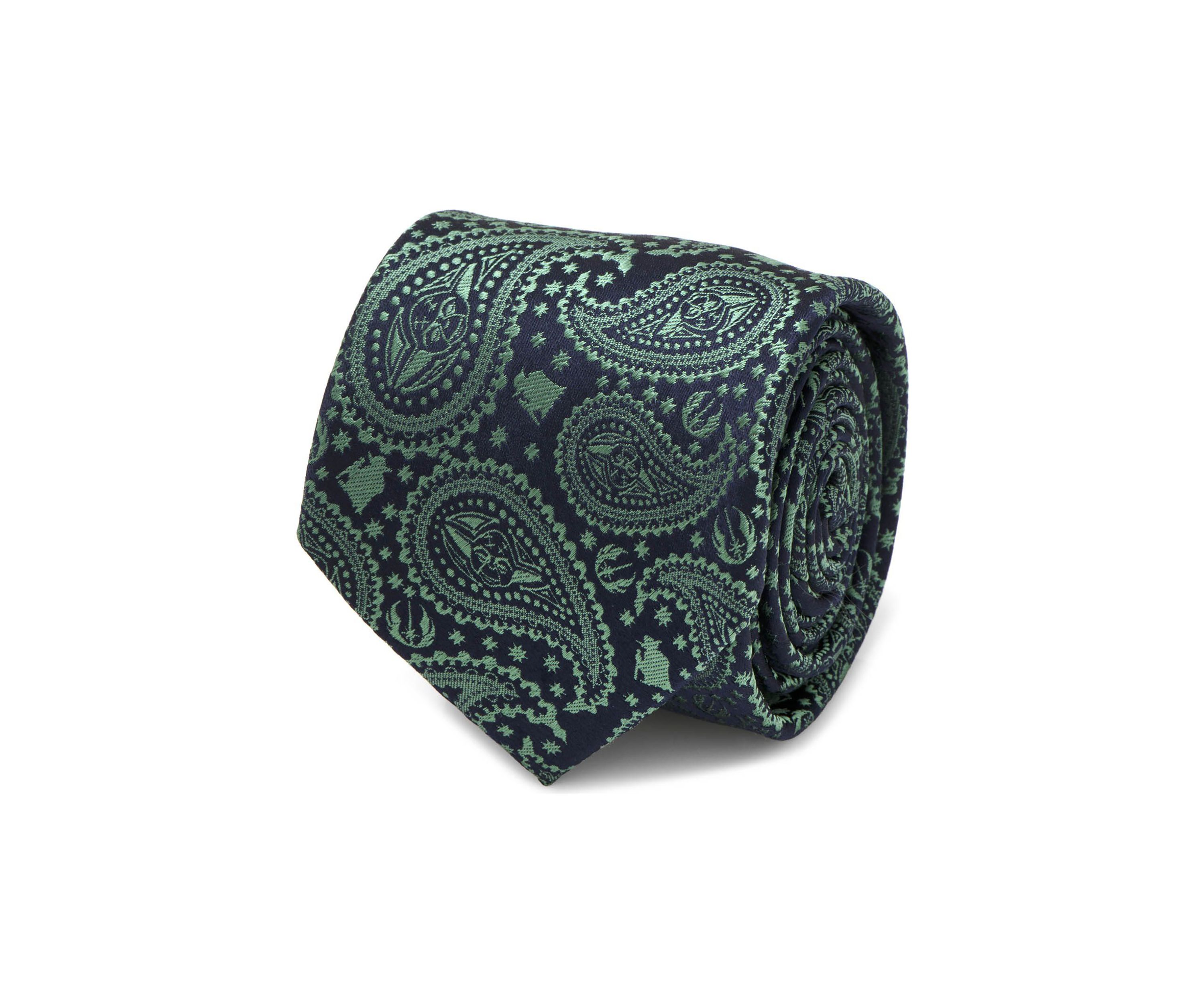 Yoda Green Paisley Tie
