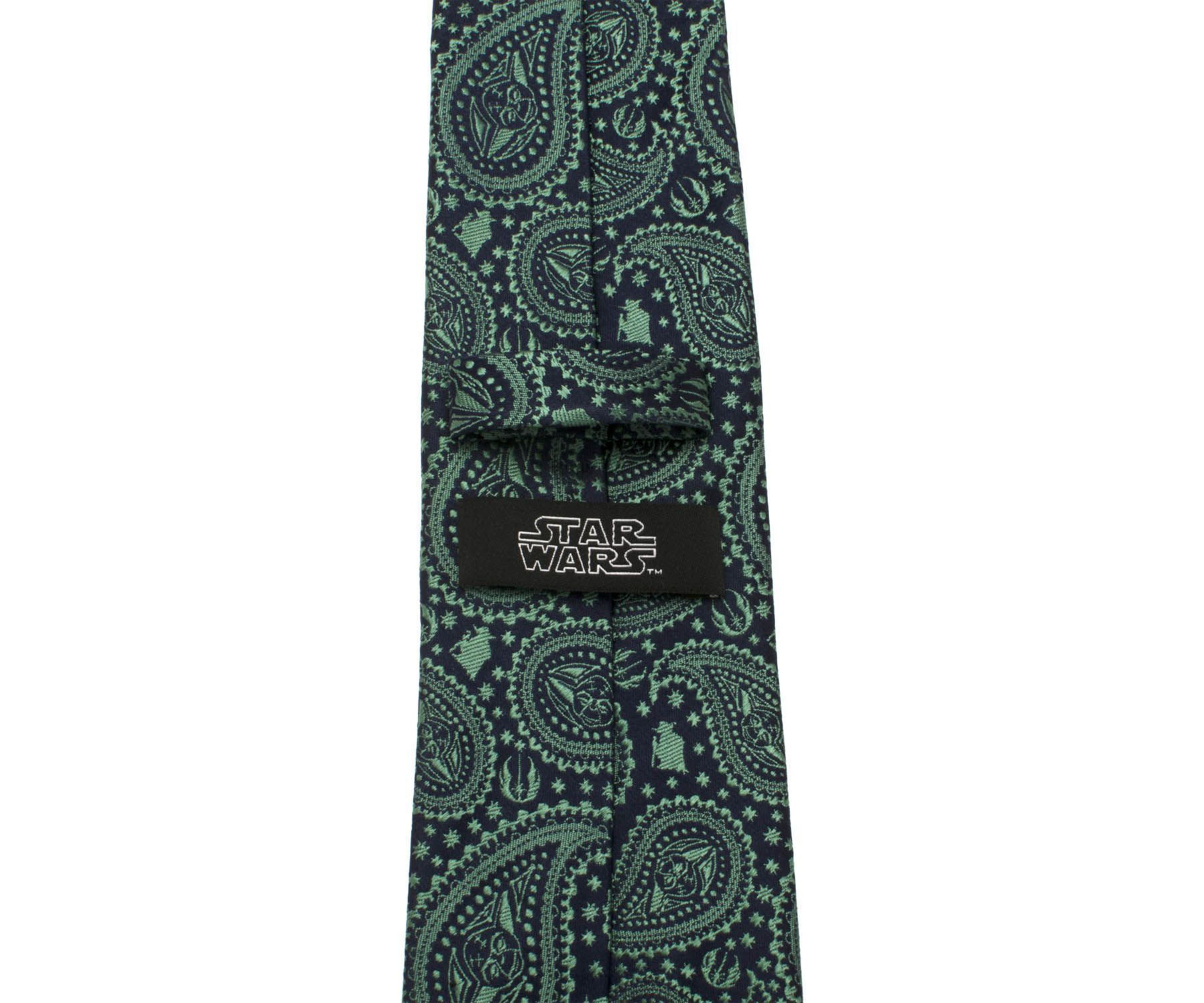 Yoda Green Paisley Tie