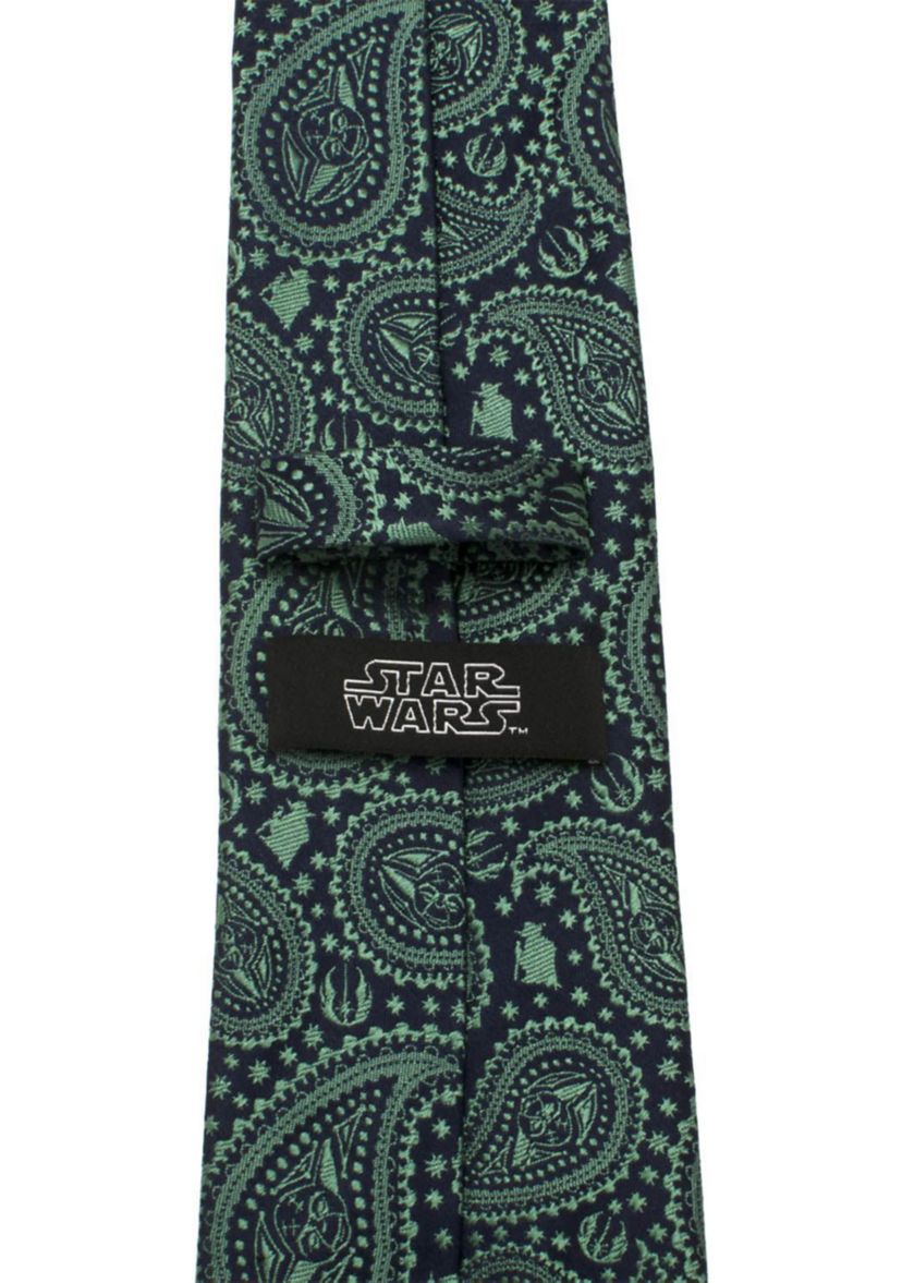 Yoda Green Paisley Tie