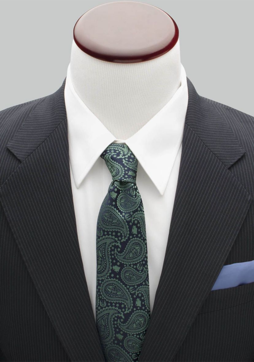Yoda Green Paisley Tie