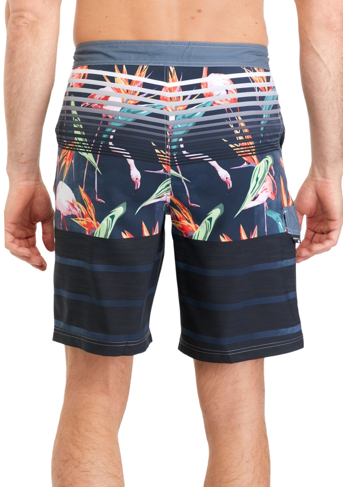 Wild Flamingos Printed Board Shorts