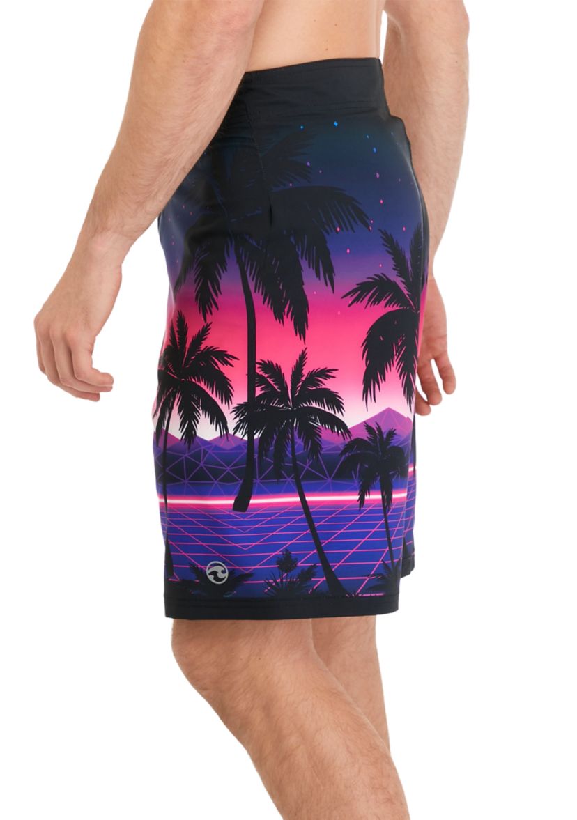 Video Dream Printed Board Shorts