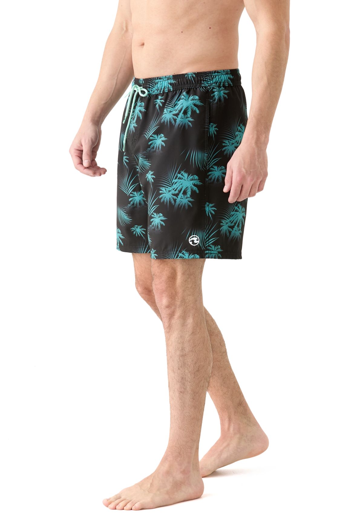 Hoskins Printed Volley Swim Trunks