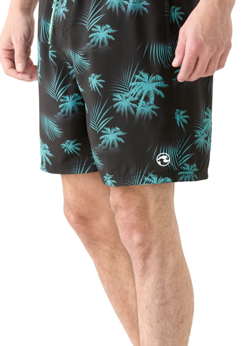 Hoskins Printed Volley Swim Trunks