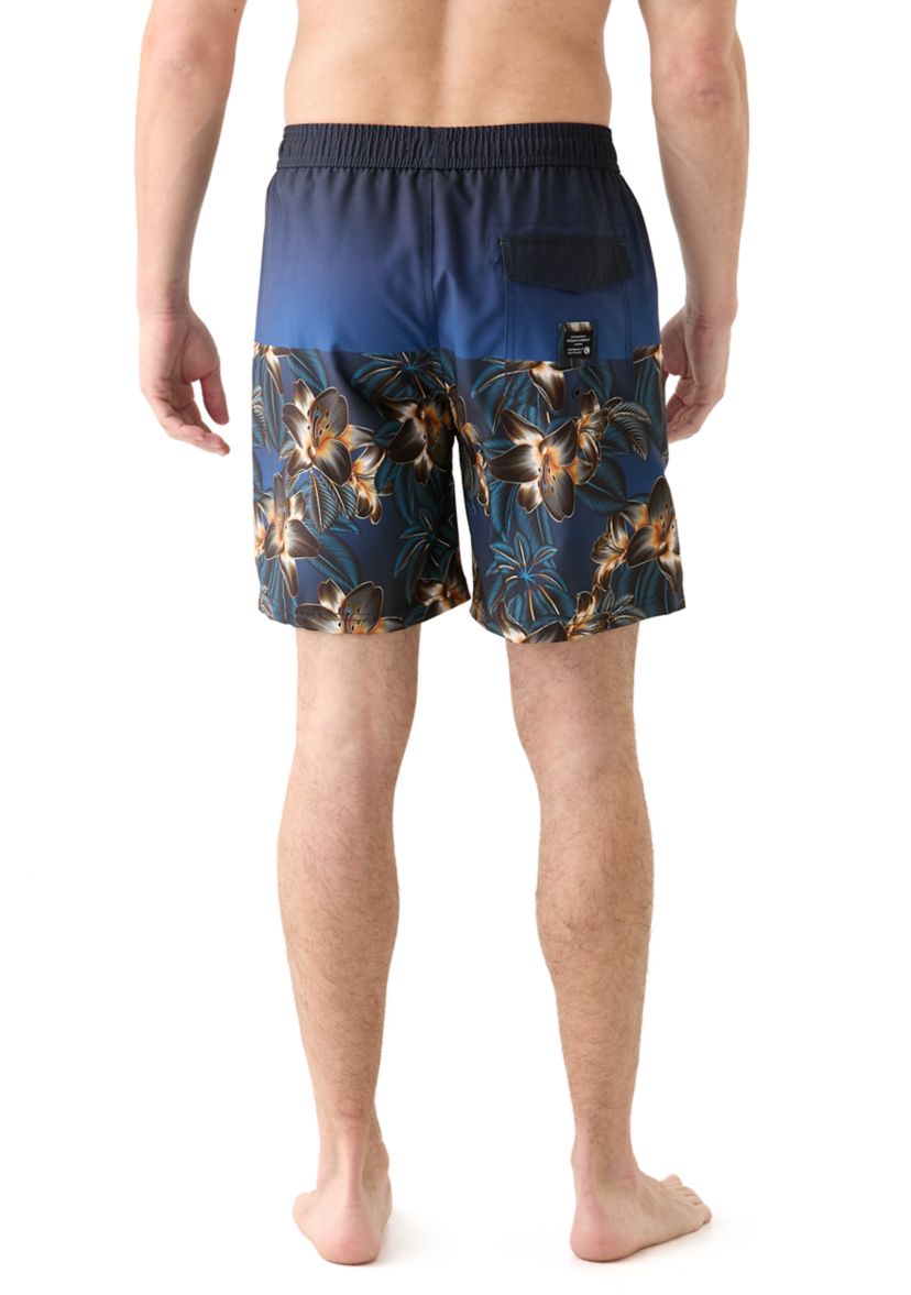 Rockerman Printed Volley Swim Trunks