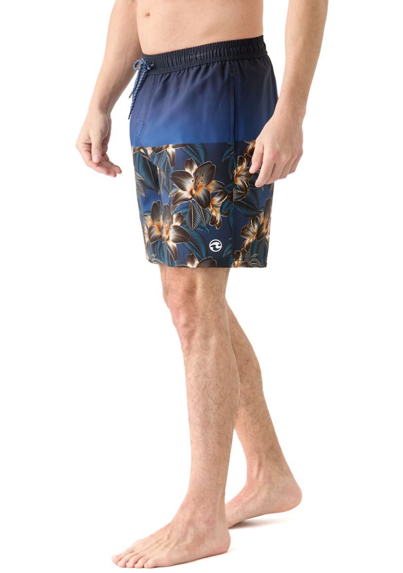 Rockerman Printed Volley Swim Trunks