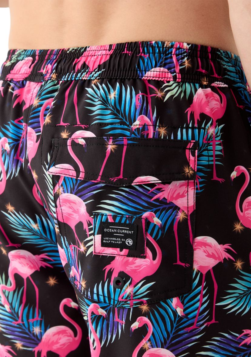 Travis Printed Volley Swim Trunks