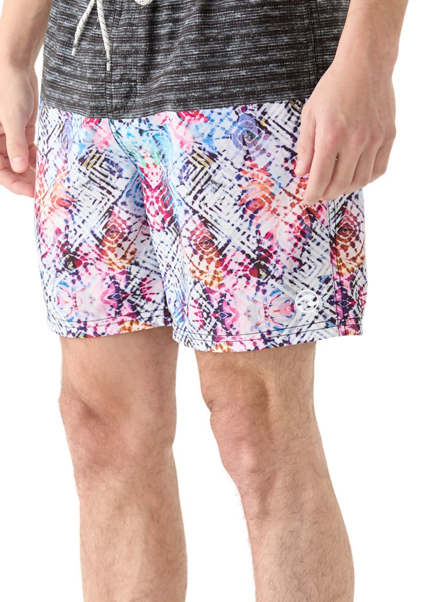 Venetian Printed Volley Swim Trunks