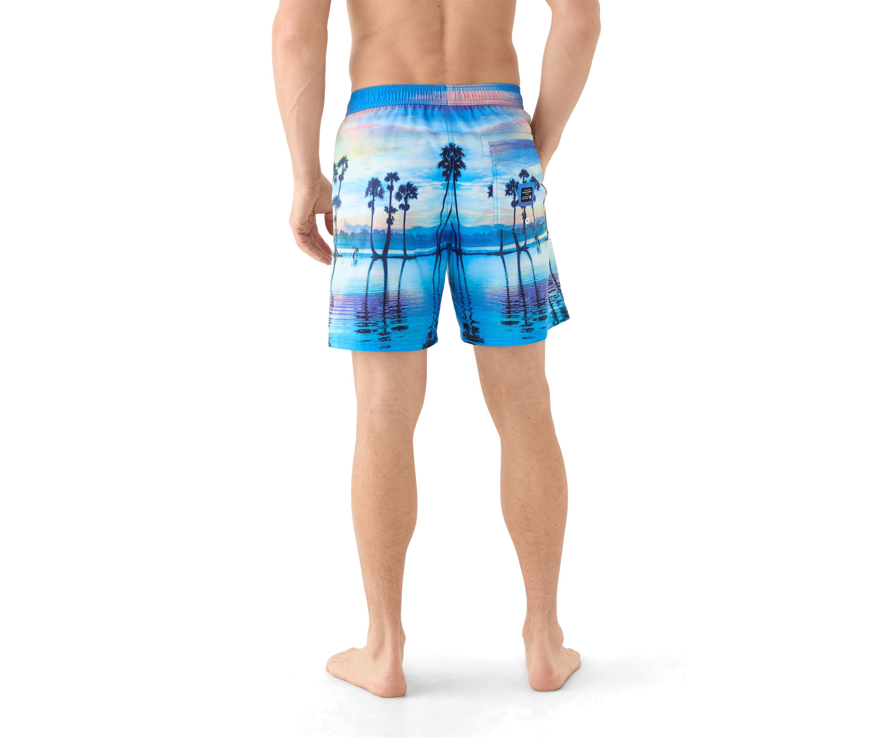 Slip Volley Printed Swim Trunks