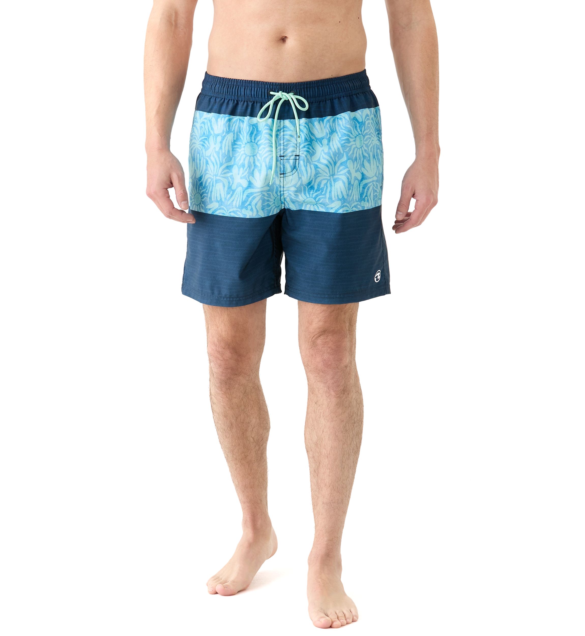 Portolla Printed Volley Swim Trunks