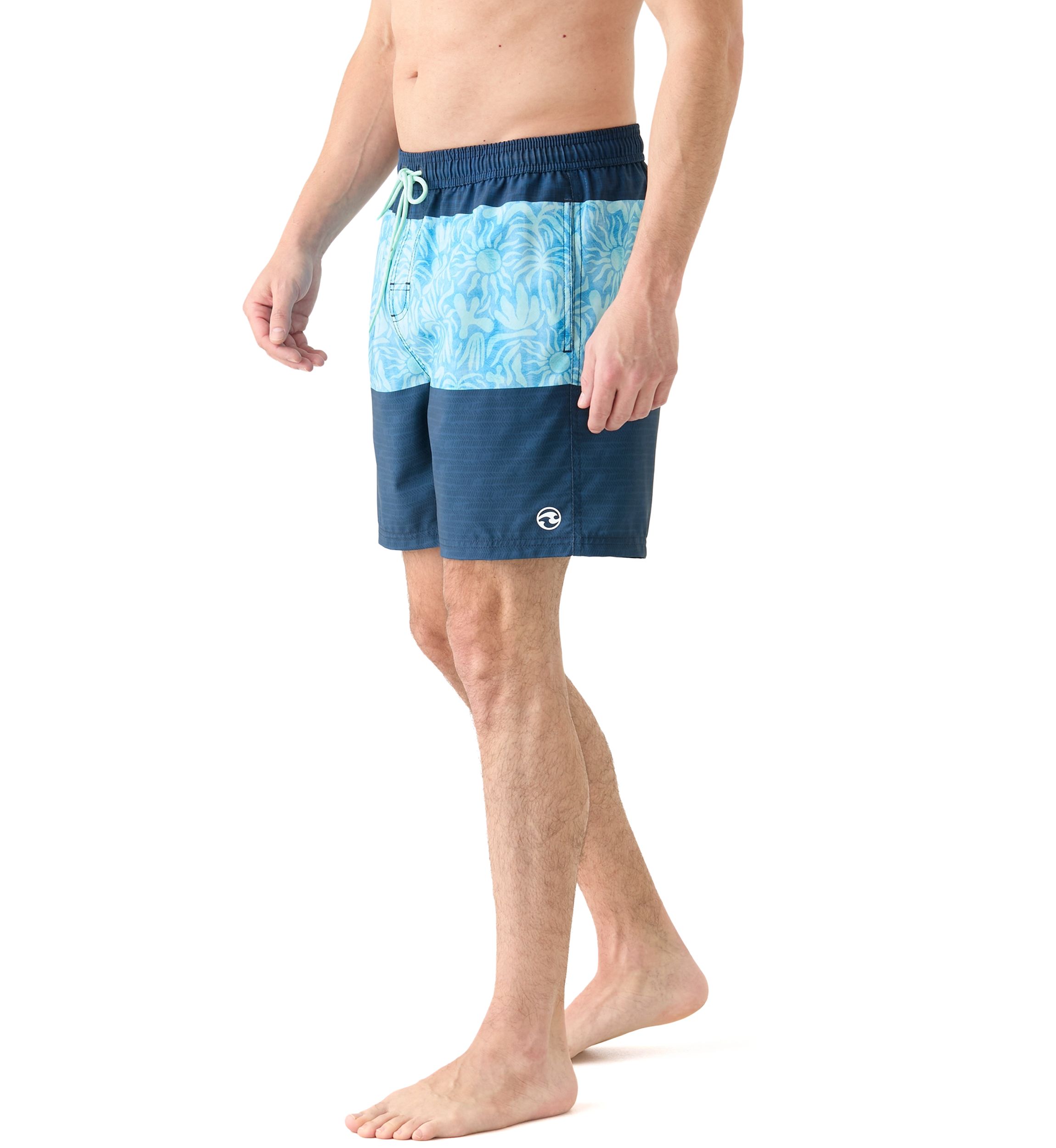Portolla Printed Volley Swim Trunks