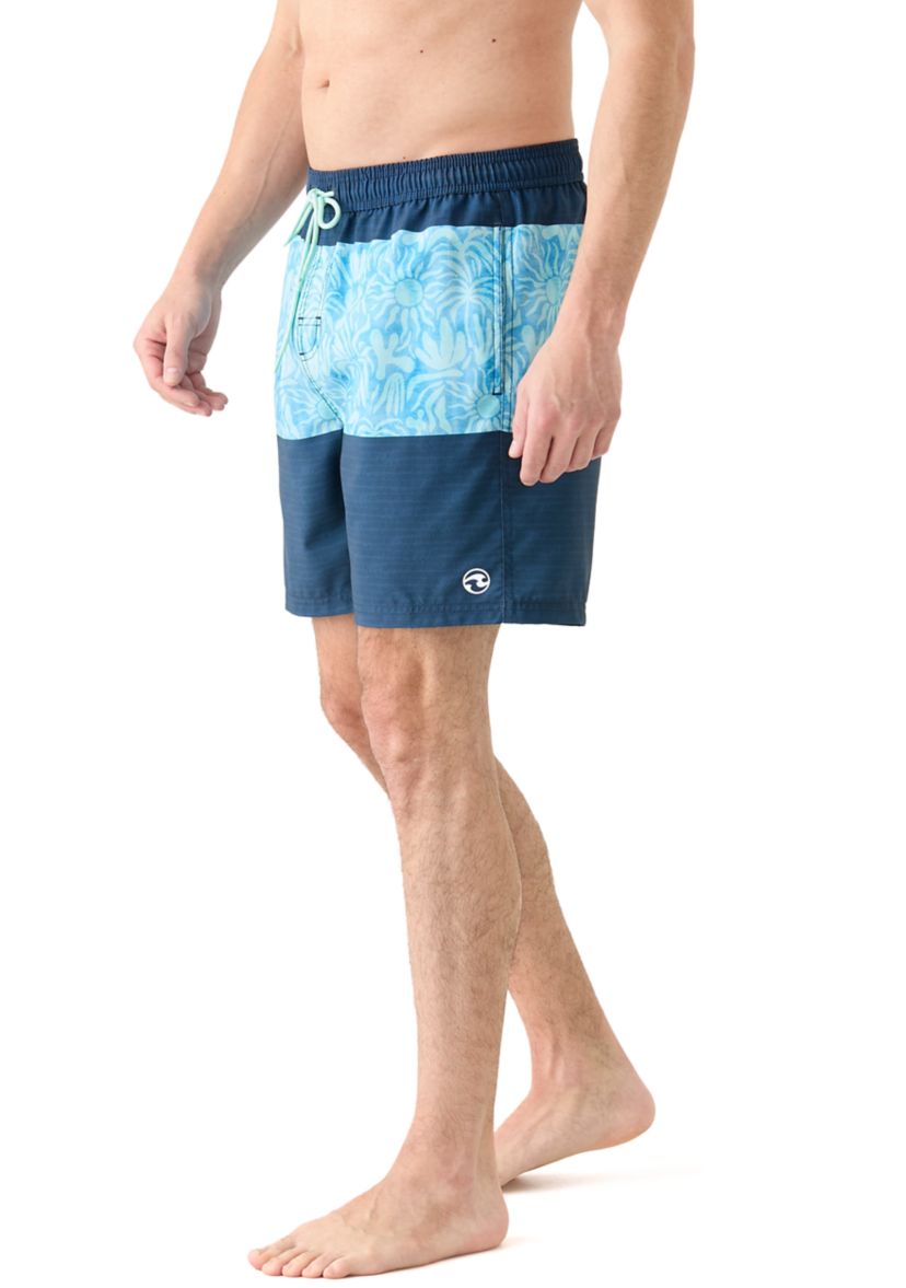 Portolla Printed Volley Swim Trunks