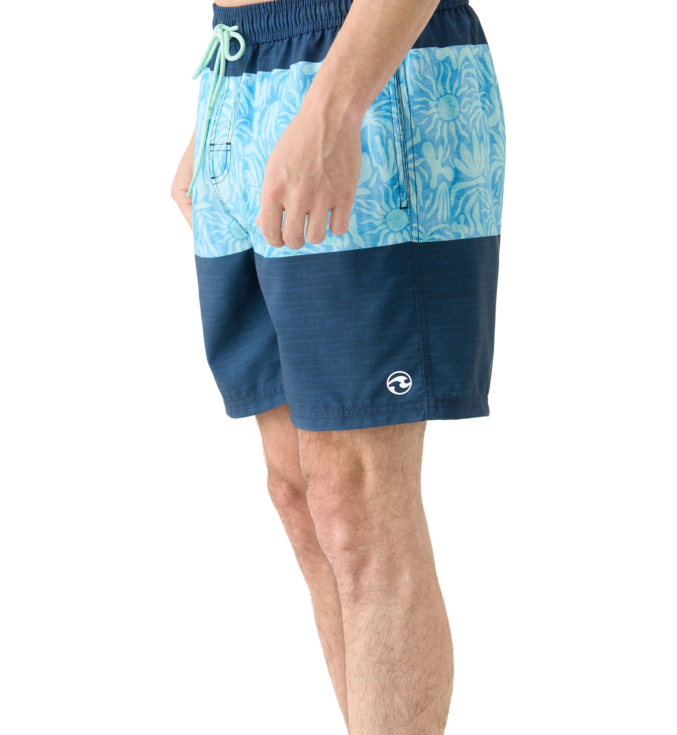 Portolla Printed Volley Swim Trunks