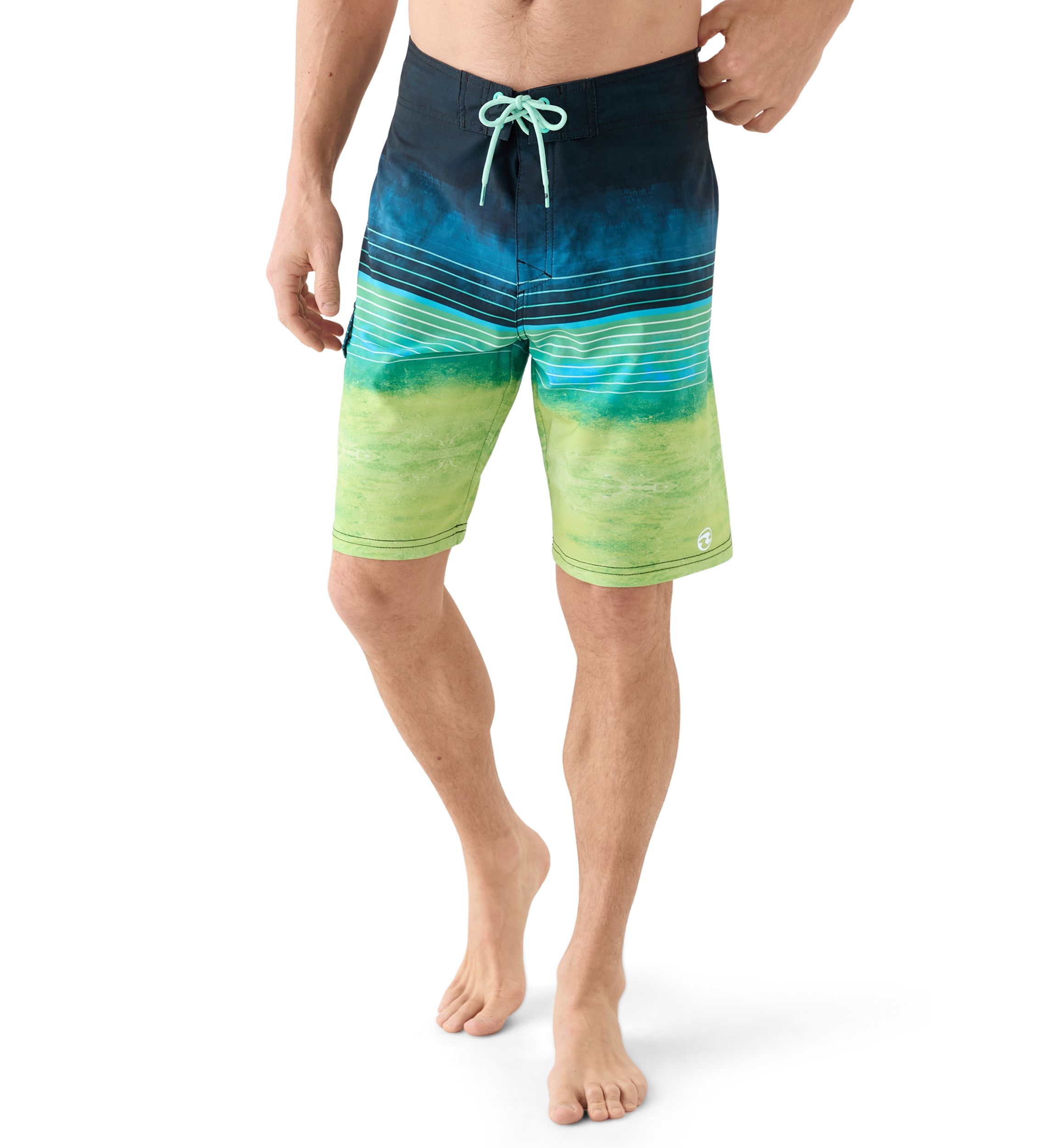 Centered Printed Boardshorts