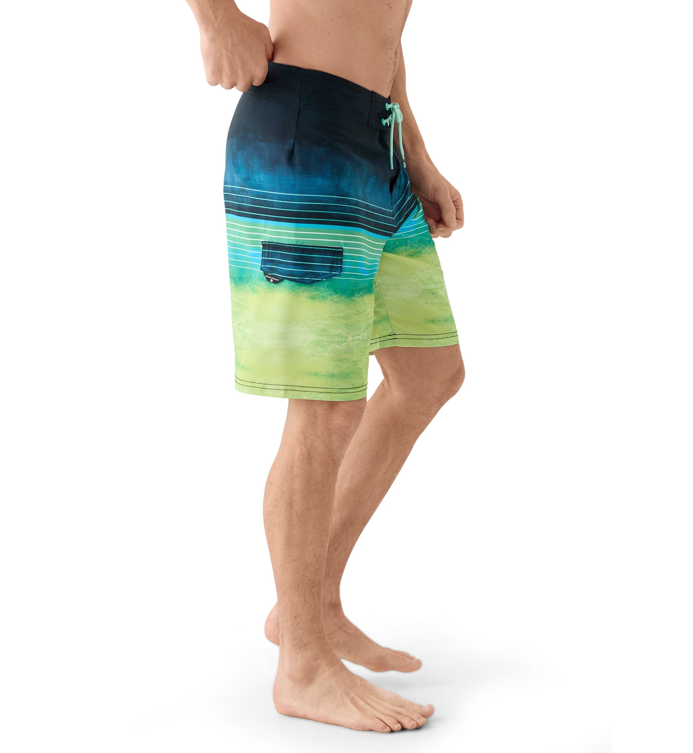 Centered Printed Boardshorts