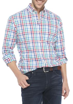 belk mens plaid shirts