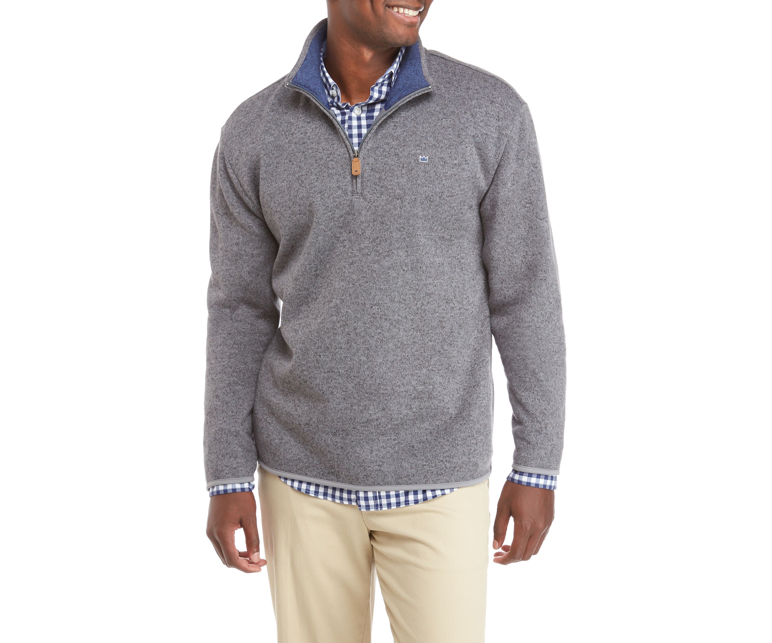  Sweater Fleece Quarter Zip Pullover 