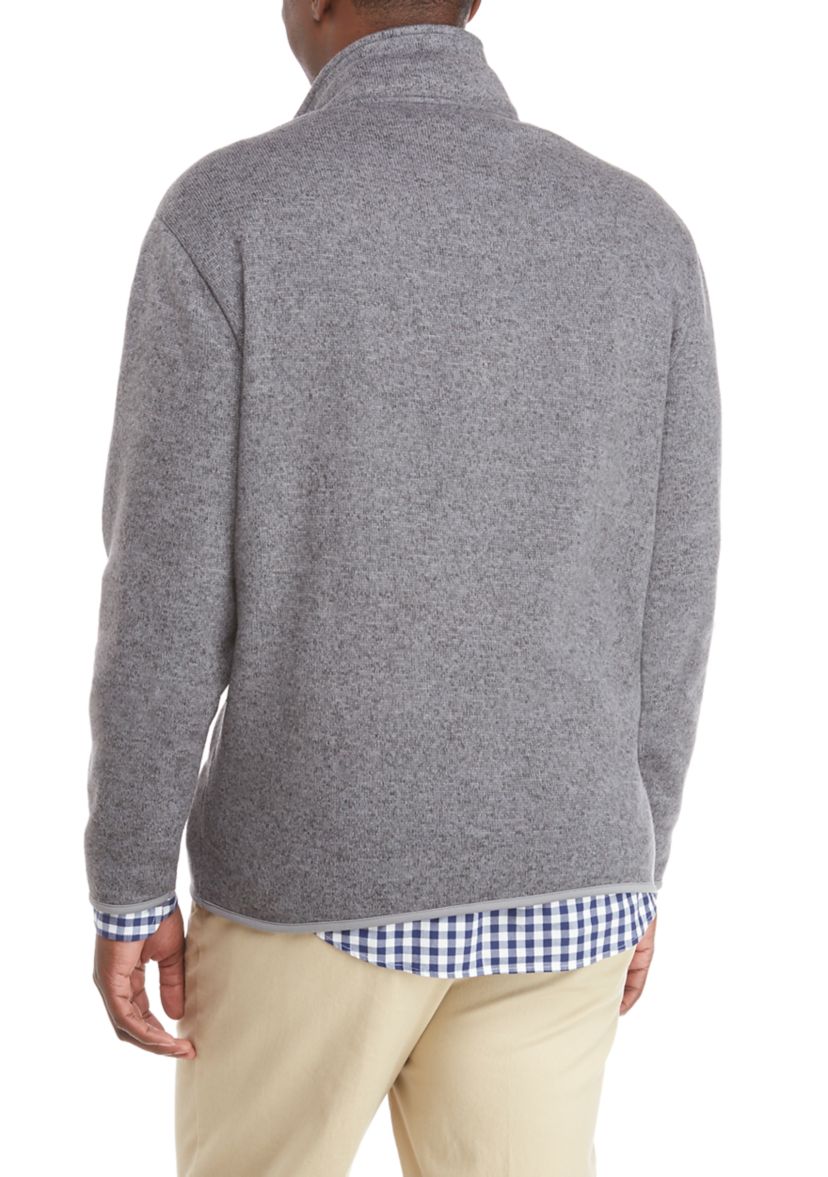  Sweater Fleece Quarter Zip Pullover 
