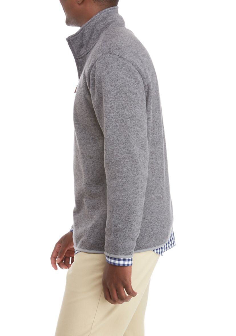  Sweater Fleece Quarter Zip Pullover 