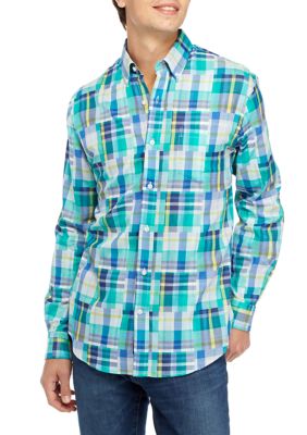 belk crown and ivy men's shirts