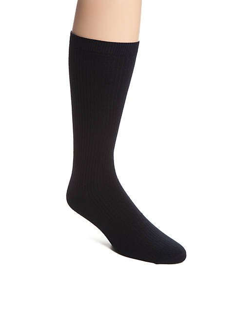 Saddlebred® Soft Touch Rib Crew Socks