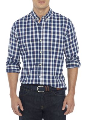 belk men's button down shirts