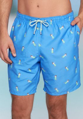 Crown Ivy Hula Girl Swim Shorts Belk