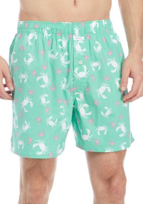 Crown & Ivy™ Crab and Crab Men's Boxers | belk