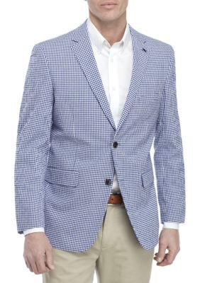 Crown & Ivy™ Navy Gingham Sports Coat | belk