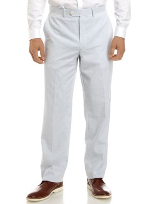 Crown & Ivy™ Blue White Seersucker Suit Separate Pants | belk