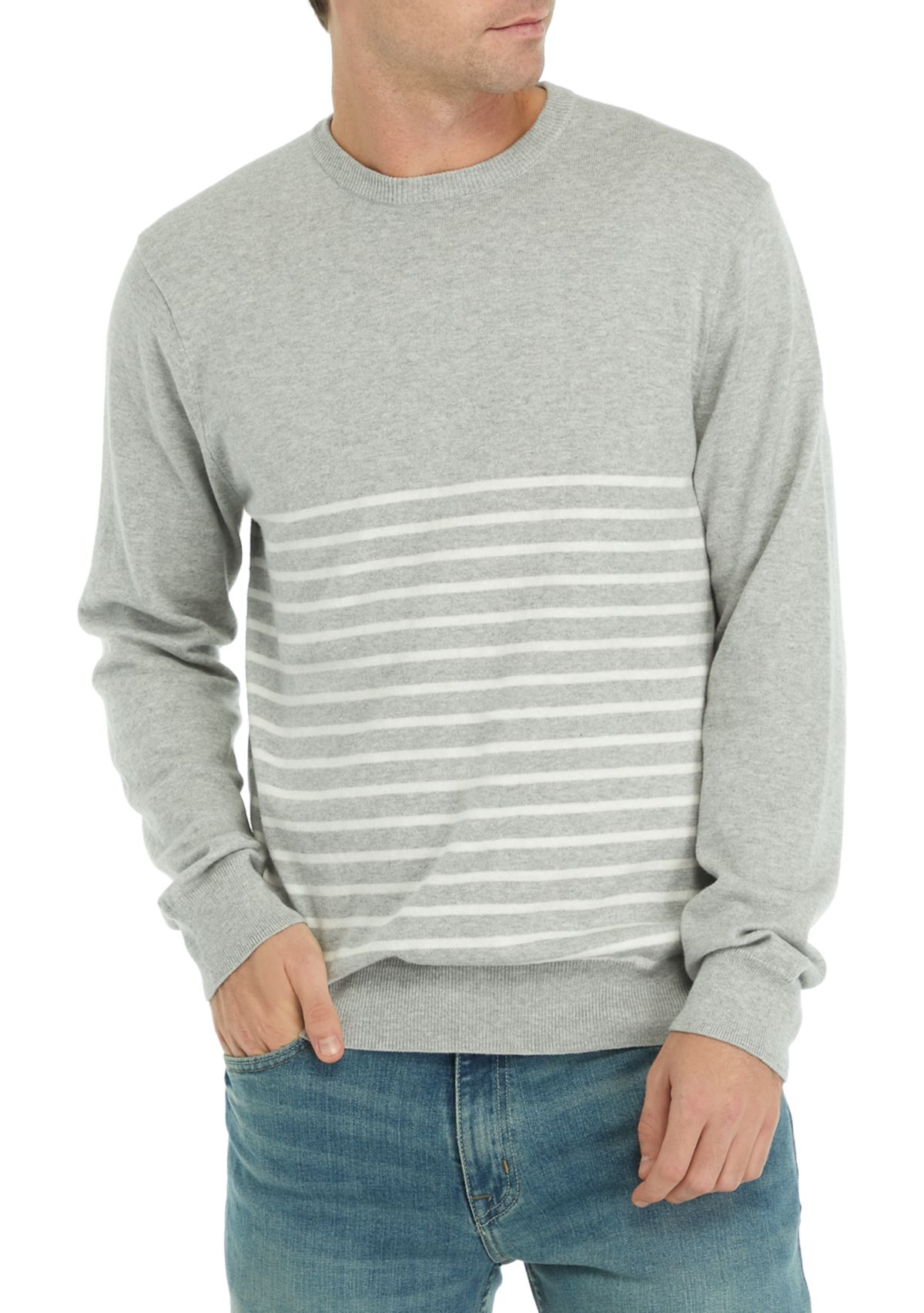 Color Block Striped Sweater 