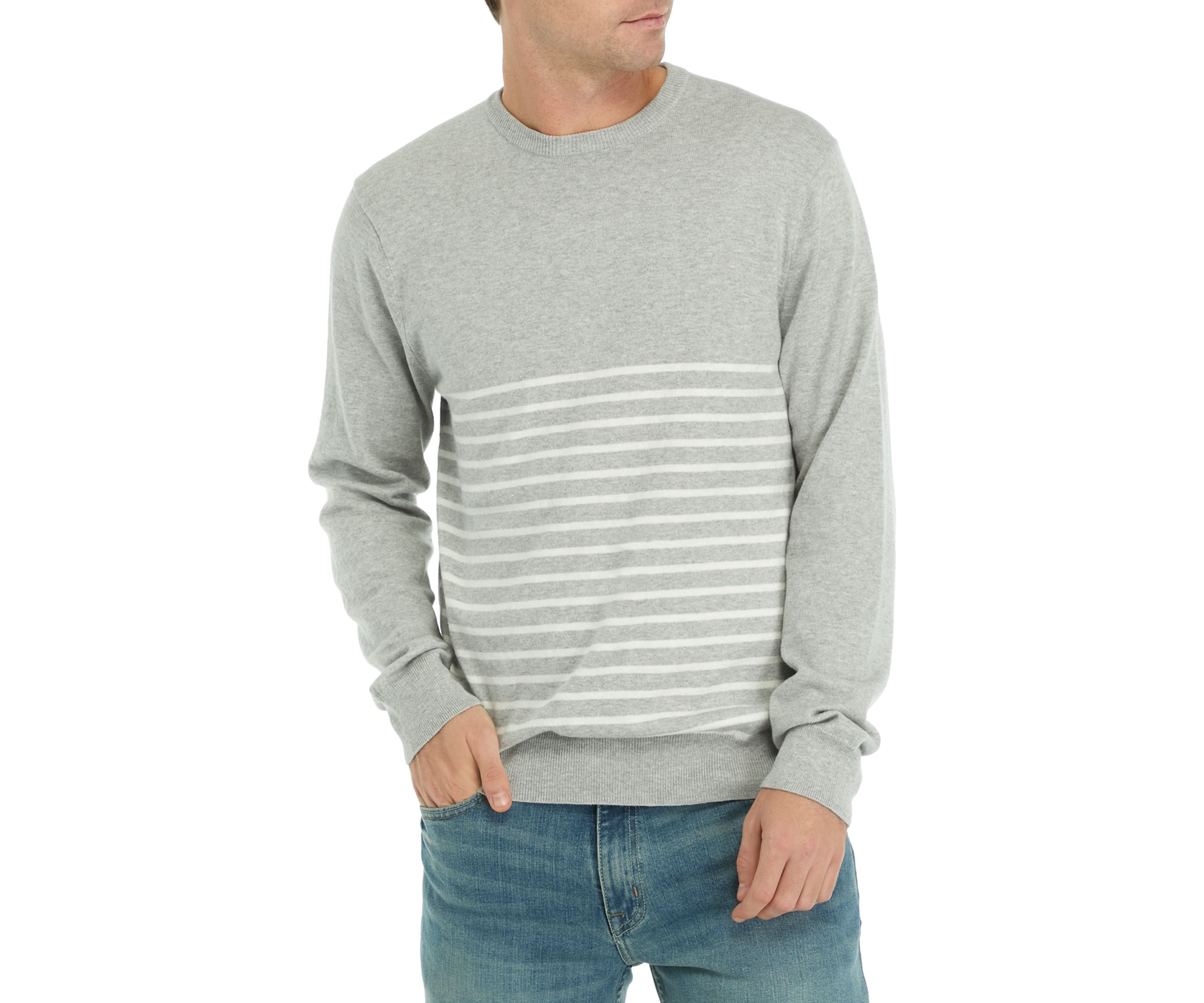 Color Block Striped Sweater 