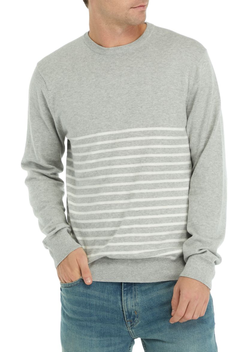 Color Block Striped Sweater 