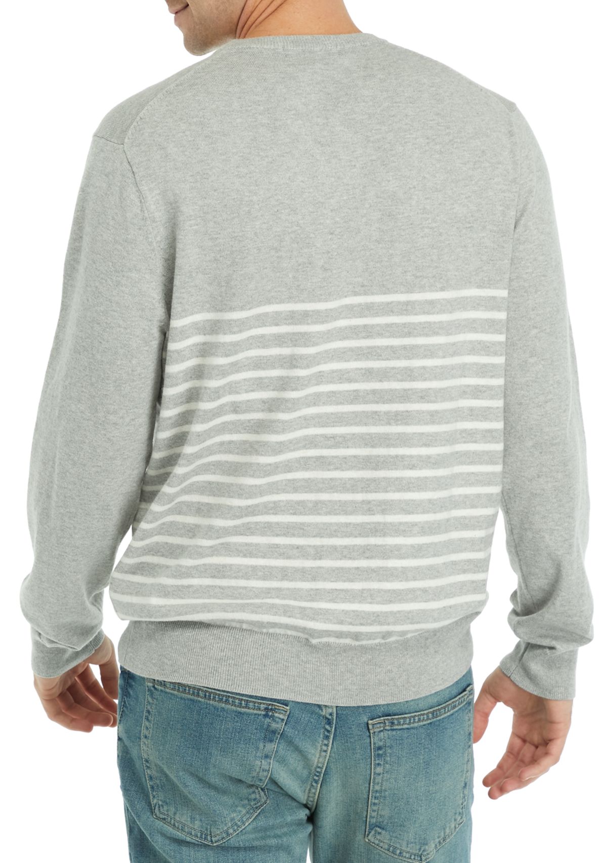 Color Block Striped Sweater 