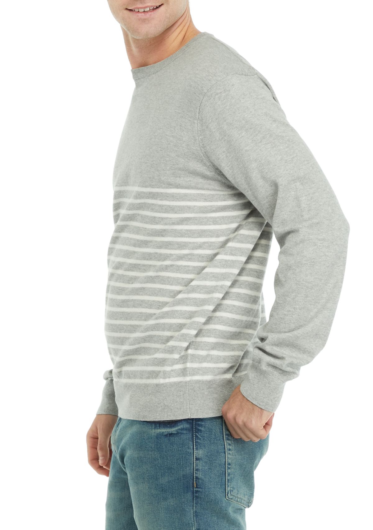 Color Block Striped Sweater 